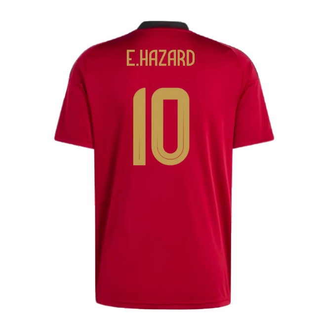 2024-2025 Belgium Home Fan Shirt (E.Hazard 10) — Buy Online