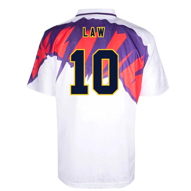 Scotland 1992 Away Retro Shirt (Law 10) — Buy Online