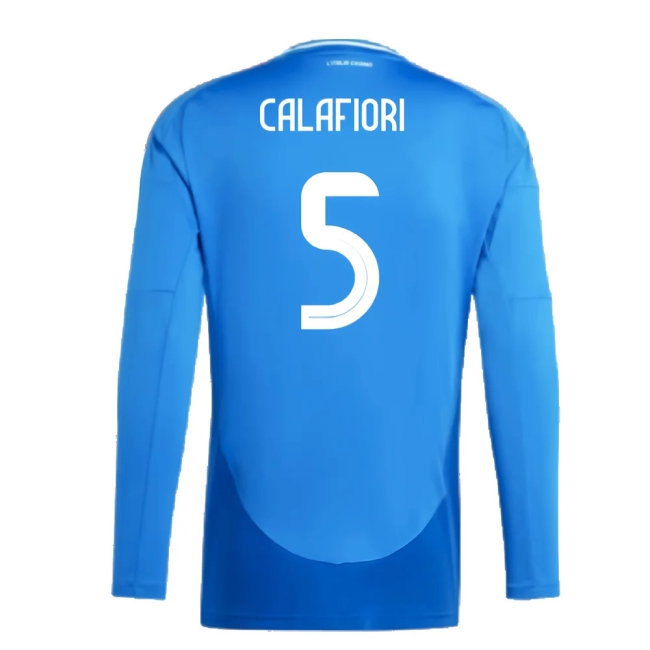 2024-2025 Italy Long Sleeve Home Shirt (CALAFIORI 5) — Shop Now