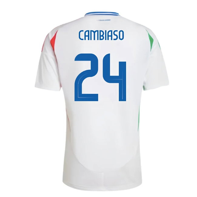 2024-2025 Italy Away Shirt (CAMBIASO 24) — Buy Online