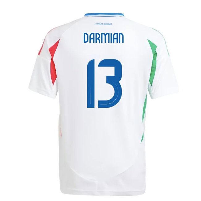 2024-2025 Italy Away Shirt (Kids) (DARMIAN 13) — Buy Now