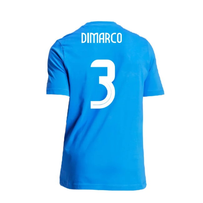 2024-2025 Italy DNA Graphic Tee (Blue) (DIMARCO 3) — Buy Now