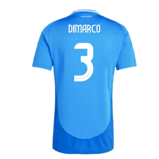 2024-2025 Italy Home Shirt (DIMARCO 3) — Shop Now