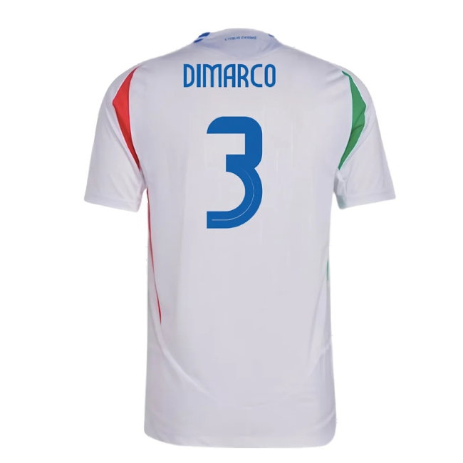 2024-2025 Italy Player Version Away Shirt (DIMARCO 3) — Buy Now