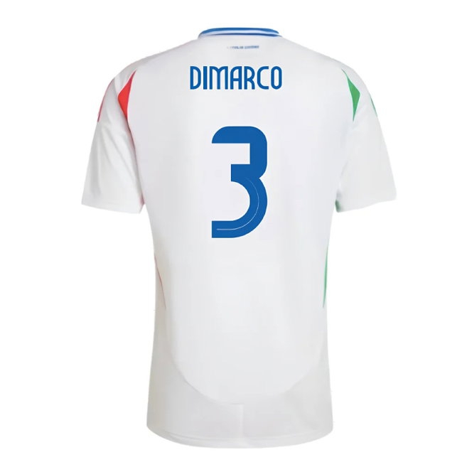 2024-2025 Italy Away Shirt (DIMARCO 3) — Buy Now
