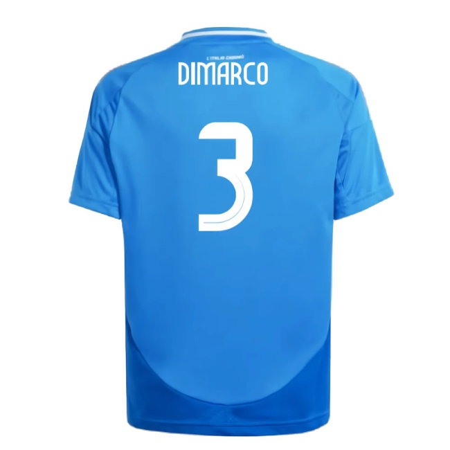 2024-2025 Italy Home Shirt (Kids) (DIMARCO 3) — Shop Online