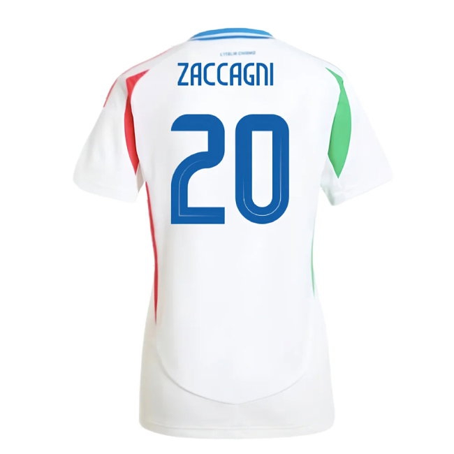 2024-2025 Italy Away Shirt (Ladies) (ZACCAGNI 20) — Buy Now