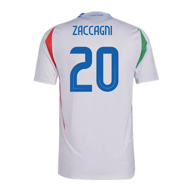 2024-2025 Italy Player Version Away Shirt (ZACCAGNI 20) — Buy Online
