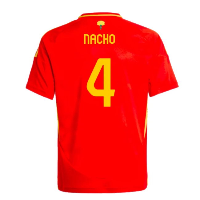2024-2025 Spain Home Shirt (Kids) (Nacho 4) — Shop Online