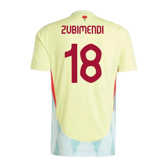 2024-2025 Spain Away Shirt (Zubimendi 18) — Buy Now
