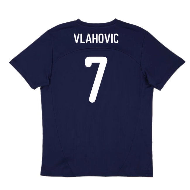 2024-2025 Serbia Training Jersey (Navy) (Vlahovic 7) — Buy Online