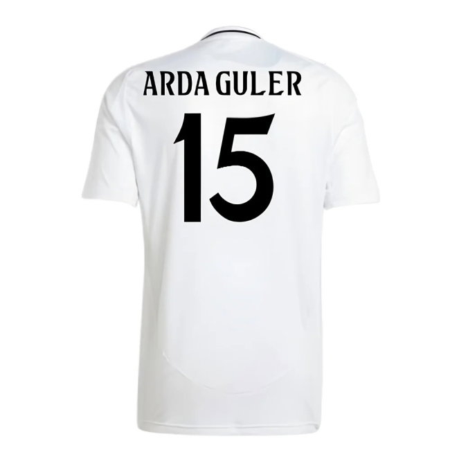 2024-2025 Real Madrid Home Shirt (Arda Guler 15) — Shop Now