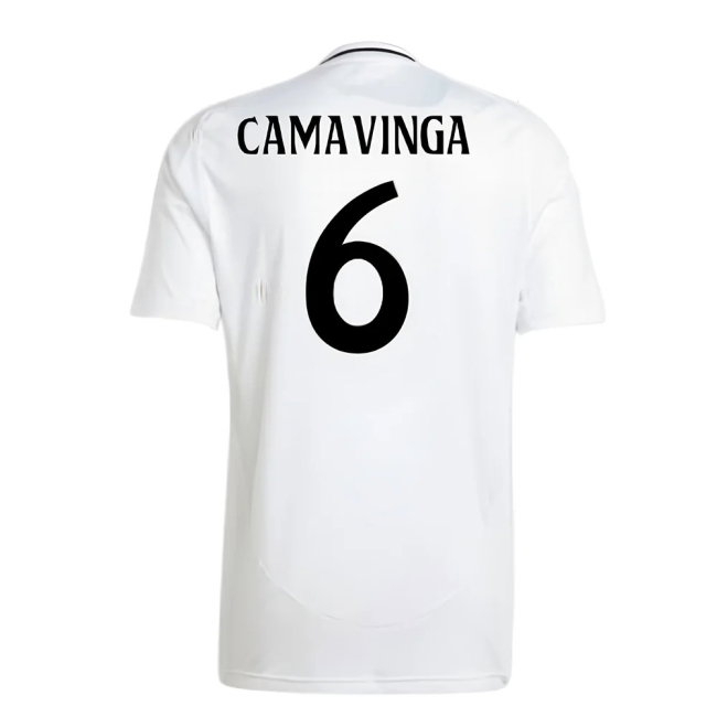2024-2025 Real Madrid Home Shirt (Camavinga 6) — Shop Online