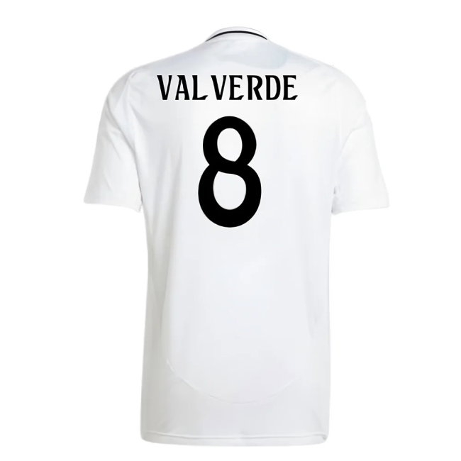 2024-2025 Real Madrid Home Shirt (Valverde 8) — Buy Online