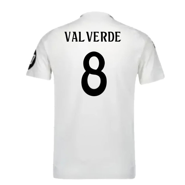 2024-2025 Real Madrid Player Version Home Shirt (Valverde 8) — Buy Now