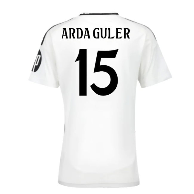 2024-2025 Real Madrid Home Shirt (Womens) (Arda Guler 15) — Shop Online