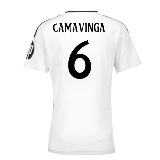 2024-2025 Real Madrid Home Shirt (Womens) (Camavinga 6) — Buy Online
