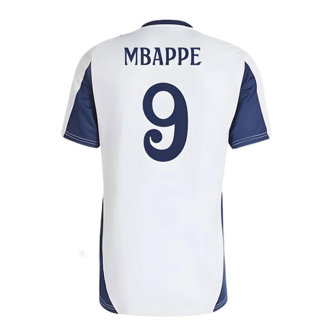 2024-2025 Real Madrid Training Shirt (White) (Mbappe 9) — Buy Online
