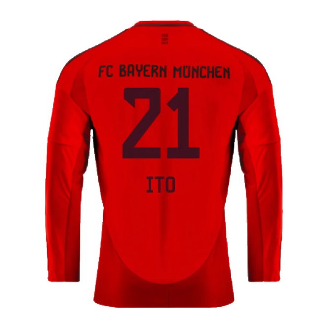 2024-2025 Bayern Munich Long Sleeve Home Shirt (Ito 21) — Shop Online