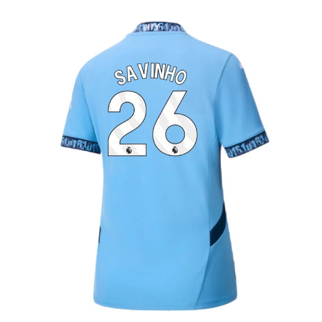 2024-2025 Man City Home Shirt (Womens) (Savinho 26) — Shop Online