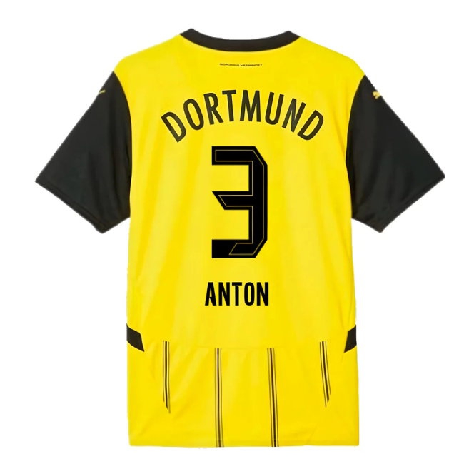 2024-2025 Borussia Dortmund Home Shirt (Anton 3) — Shop Now