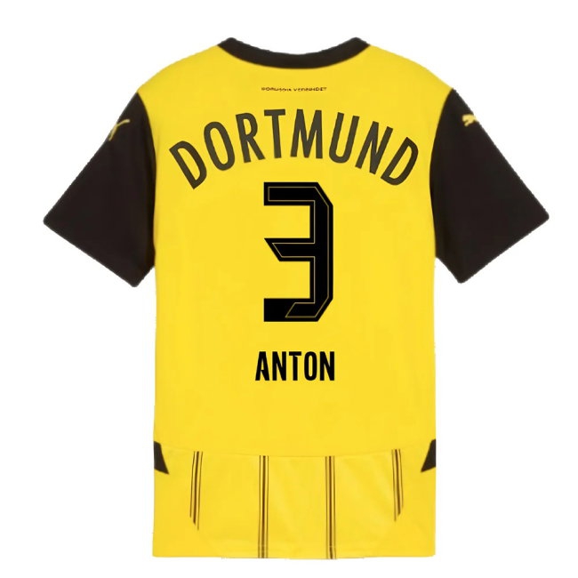 2024-2025 Borussia Dortmund Home Shirt (Kids) (Anton 3) — Shop Now