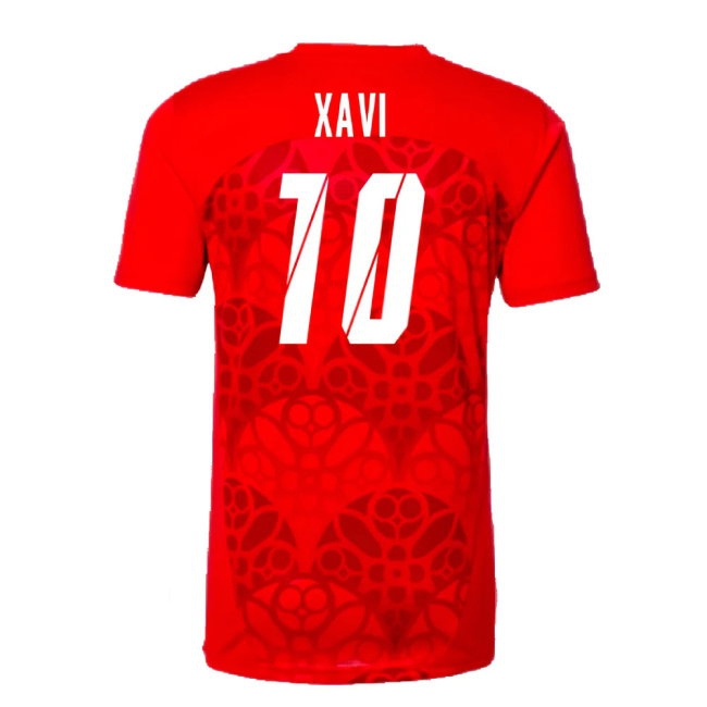 2024-2025 Red Bull Leipzig Pre-Match Shirt (Red) (Xavi 10) — Shop Now