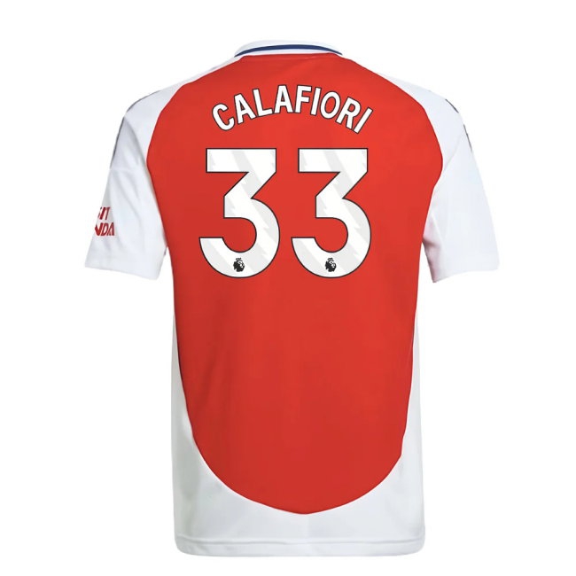 2024-2025 Arsenal Home Shirt (Kids) (Calafiori 33) — Buy Online