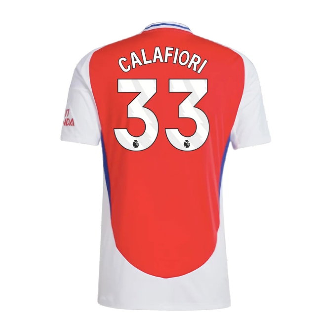 2024-2025 Arsenal Home Shirt (Calafiori 33) — Buy Online