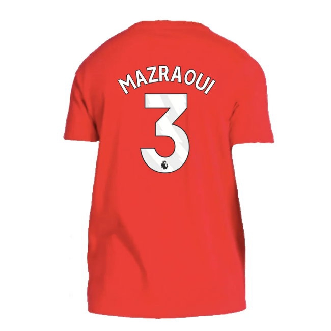 2024-2025 Man Utd DNA Tee (Red) (Mazraoui 3) — Shop Online