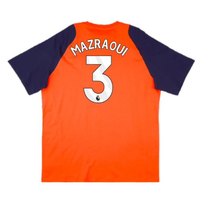2024-2025 Man Utd Training Tee (Red) (Mazraoui 3) — Shop Online