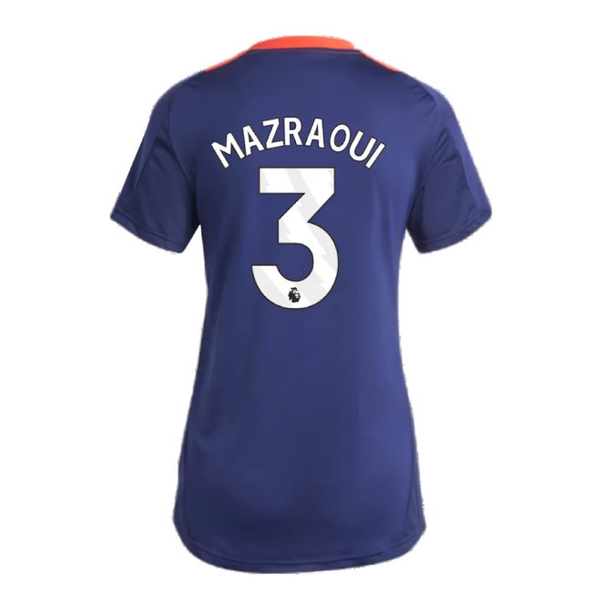 2024-2025 Man Utd Training Jersey (Night Indigo) - Womens (Mazraoui 3) — Shop Now