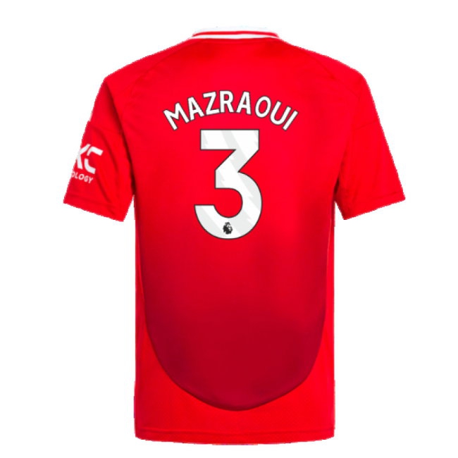 2024-2025 Man Utd Home Shirt (Kids) (Mazraoui 3) — Buy Online