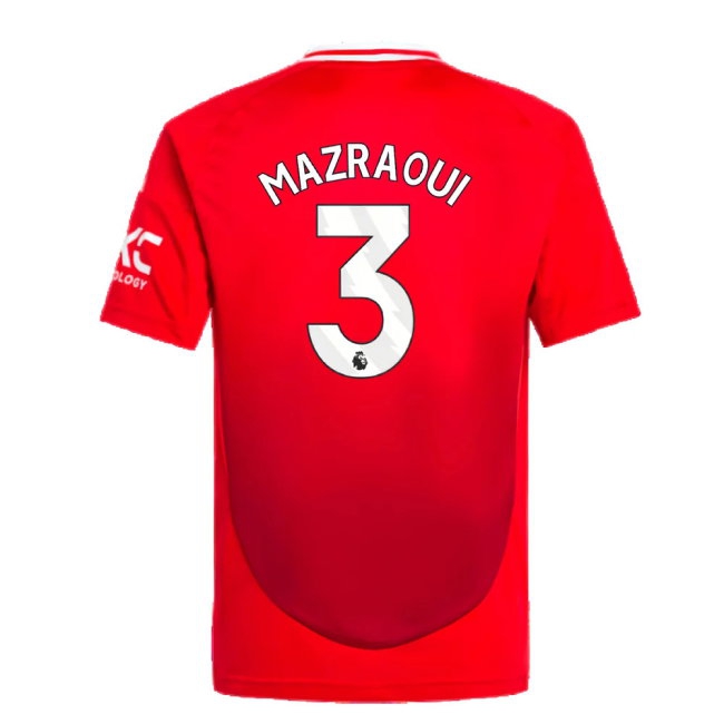 2024-2025 Man Utd Home Mini Kit (Mazraoui 3) — Buy Online