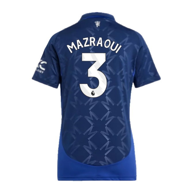 2024-2025 Man Utd Away Shirt (Womens) (Mazraoui 3) — Buy Now