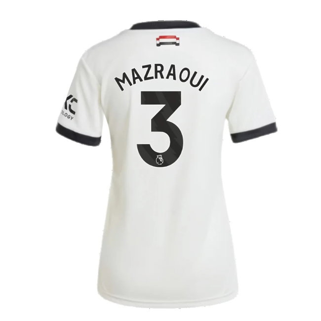2024-2025 Man Utd Third Shirt (Womens) (Mazraoui 3) — Shop Now