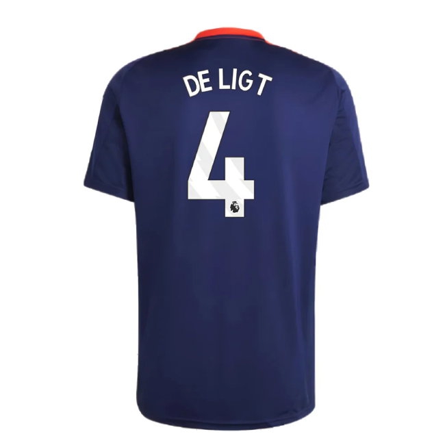 2024-2025 Man Utd Training Jersey (Night Indigo) (De Ligt 4) — Buy Online