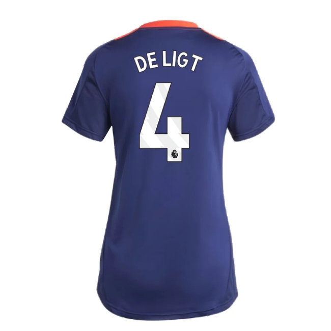 2024-2025 Man Utd Training Jersey (Night Indigo) - Womens (De Ligt 4) — Shop Online
