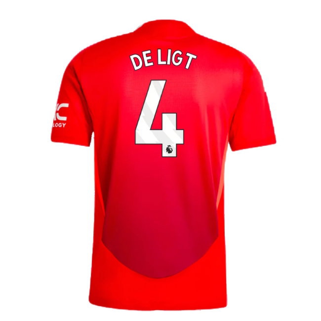 2024-2025 Man Utd Player Version Home Shirt (De Ligt 4) — Shop Online