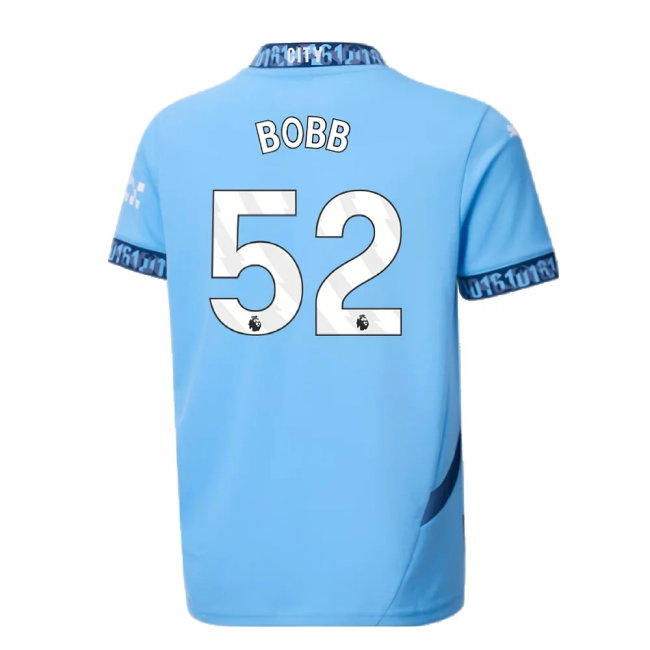 2024-2025 Man City Home Shirt (Kids) (Bobb 52) — Buy Online