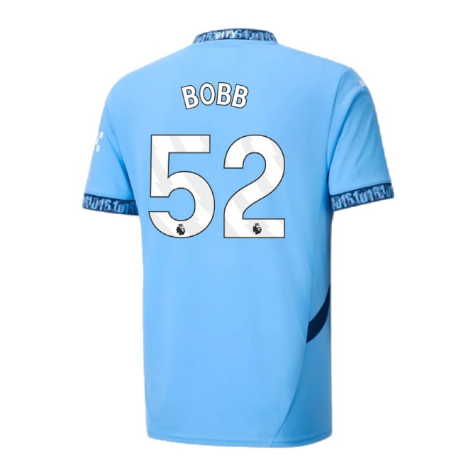 2024-2025 Man City Home Shirt (Bobb 52) — Shop Online