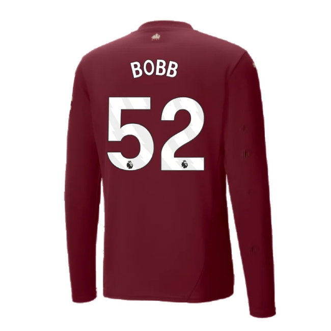 2024-2025 Man City Third Long Sleeve Shirt (Bobb 52) — Shop Now