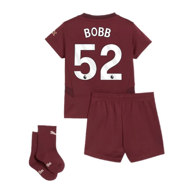 2024-2025 Man City Third Baby Kit (Bobb 52) — Buy Now