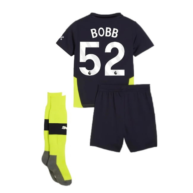 2024-2025 Man City Away Mini Kit (Bobb 52) — Buy Now
