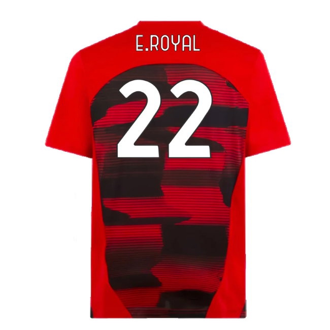 2024-2025 AC Milan Prematch SS Shirt (Red) (E.Royal 22) — Shop Online