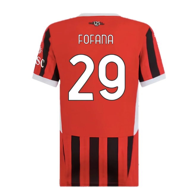 2024-2025 AC Milan Home Shirt (Womens) (Fofana 29) — Buy Online