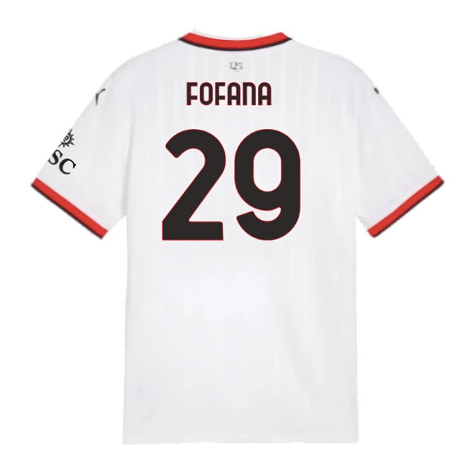 2024-2025 AC Milan Away Shirt (Fofana 29) — Shop Now