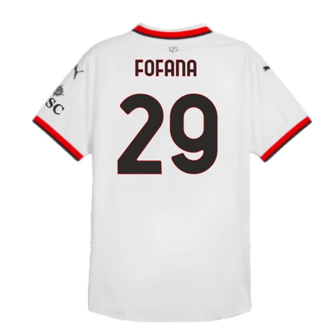 2024-2025 AC Milan Away Player Version Shirt (Fofana 29) — Buy Online