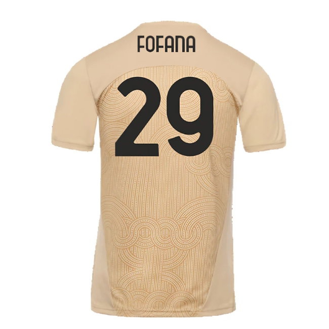 2024-2025 AC Milan Pre-Match Shirt (Putty) (Fofana 29) — Buy Online
