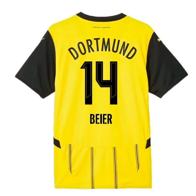 2024-2025 Borussia Dortmund Home Shirt (Beier 14) — Buy Now
